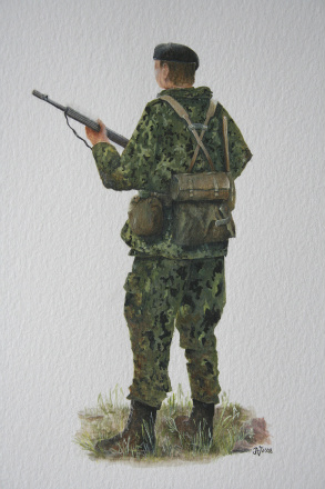 Soldat i uniform m/84