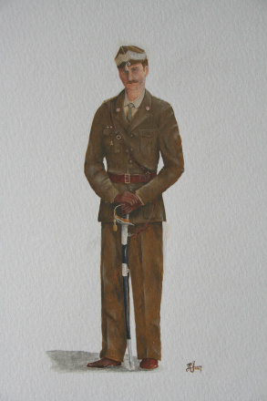 Officer i uniform m/47.