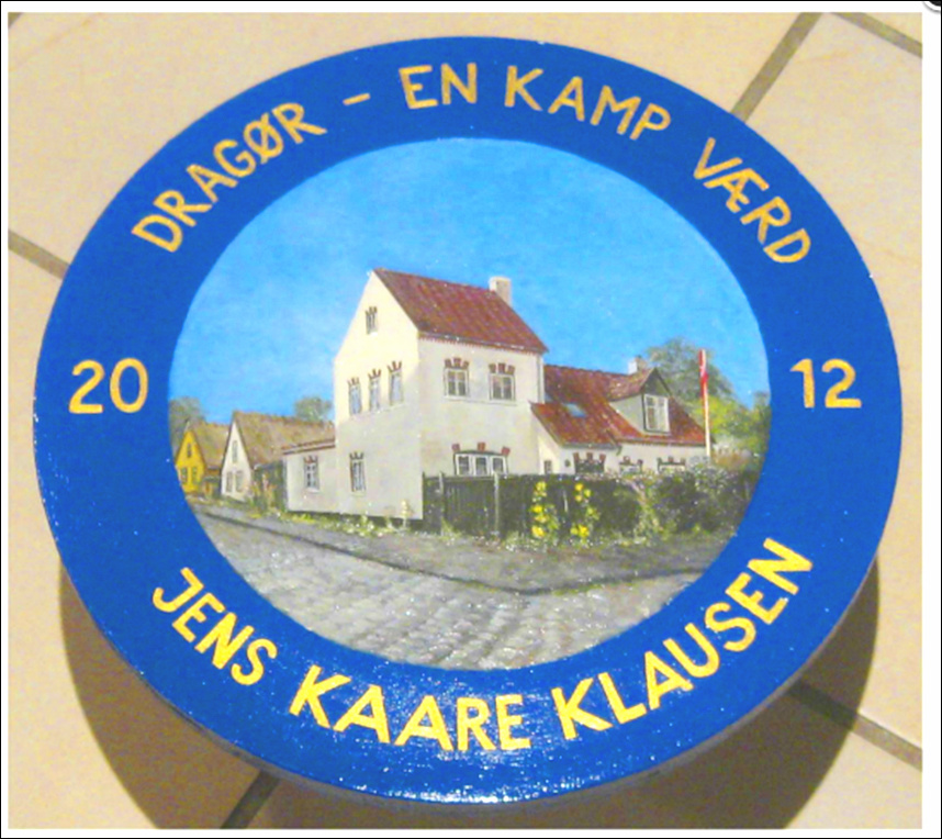Plakette fra Dragør  Borgerlige Skyttelaug