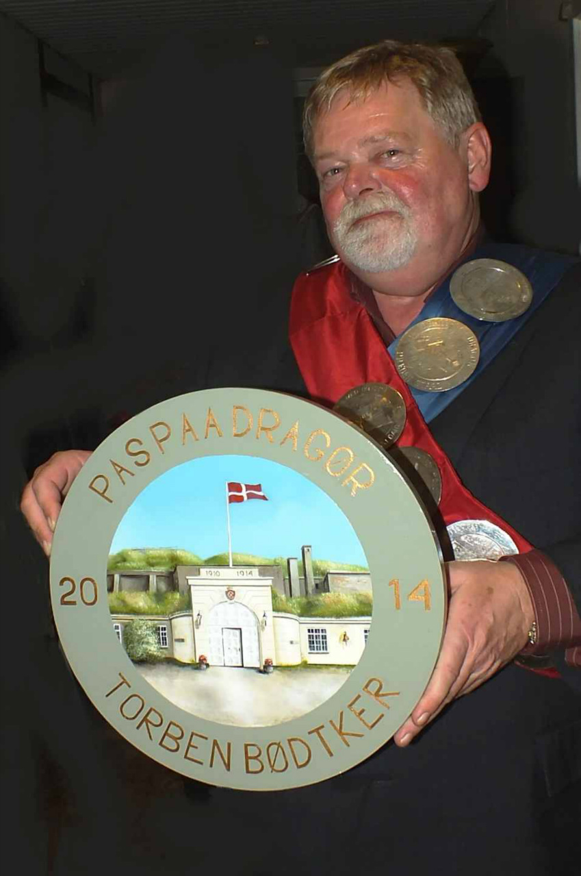 Plakette fra Dragør  Borgerlige Skyttelaug